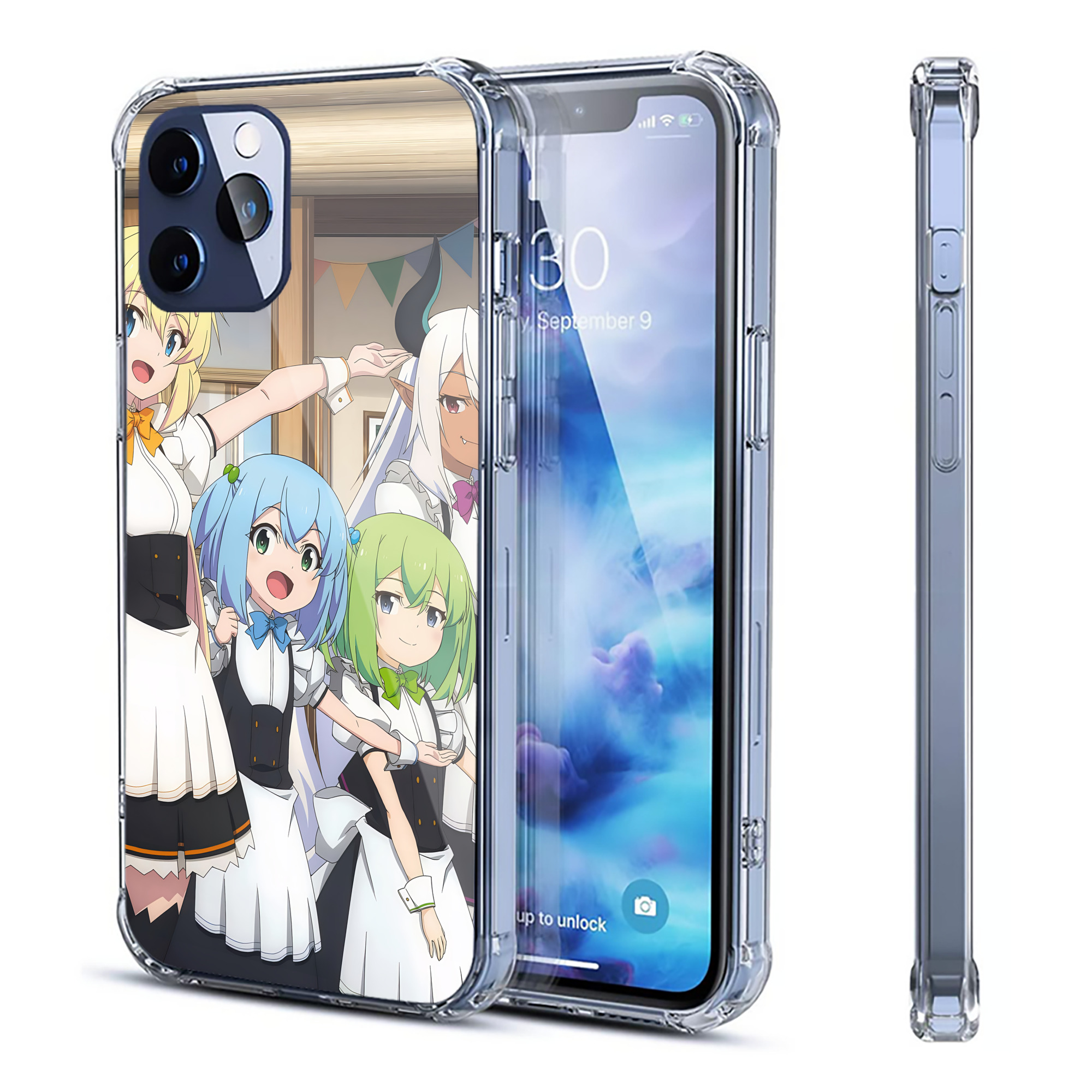 （画像用） 転スラ Regarding Reincarnated to Slime 【iPhone 12シリーズ対応】透明スマホケース（クリアソフトケース）